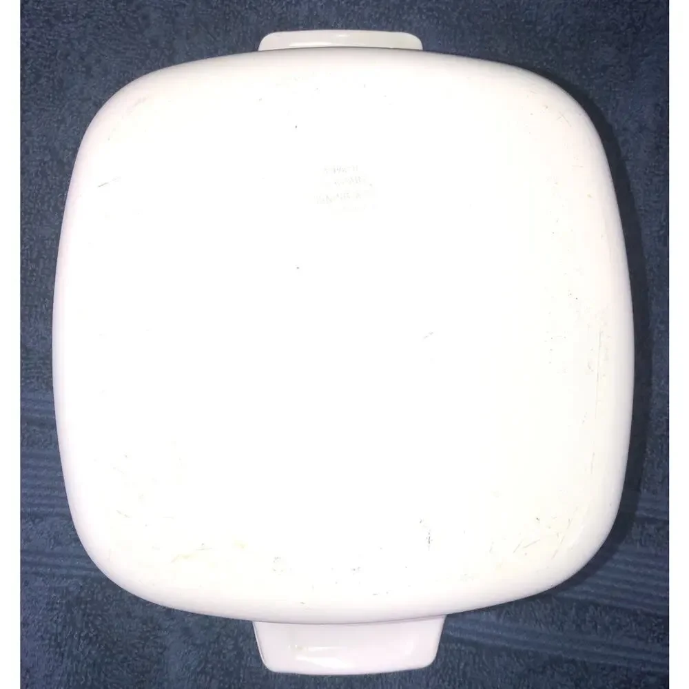 CorningWare 1.5 Quart Square Casserole Dish Lid Blue Birds A-1 1/2- B
